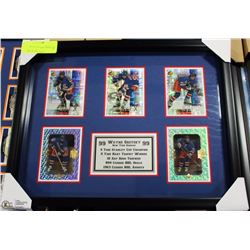 #99 WAYNE GRETZKY  HOCKEY CARD COLLECTION 5 CARDS