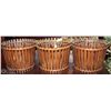 Image 1 : 3 WOOD SHOWHOME BASKETS