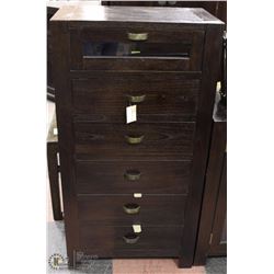 BLACK SOLID WOOD SHOWHOME LINGERIE STAND 26X16X50