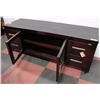 Image 2 : DARK WOOD ENTERTAINMENT STAND 17X55X20