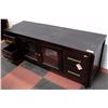 Image 3 : DARK WOOD ENTERTAINMENT STAND 17X55X20