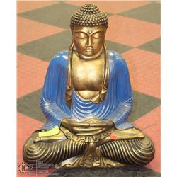 GOLD MEDITATING BUDDHA STATUE 20"H