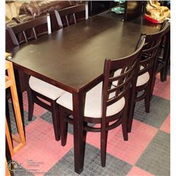 NEW WOOD TABLE WITH 4 CHAIRS