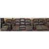 Image 2 : NEW MUNICH BROWN LEATHERETTE RECLINING SOFA