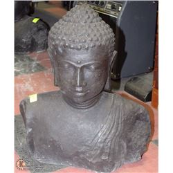 22" BUDDHA BUST CONCRETE STATUE