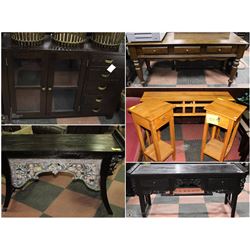 FEATURED ITEMS: SIDE TABLES AND CREDENZAS