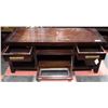 Image 2 : DARK WOOD ENTERTAINMENT STAND 18X42X20