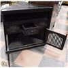 Image 2 : CORNER BLACK WOOD 2 DOOR 1 SHELF KITCHEN CABINET