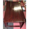 Image 1 : DARK WOOD COFFEE TABLE 43.5X23X18