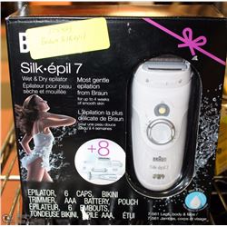 BRAUN SILK EPIL-7 WET DRY EPILATOR
