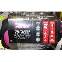WHO-RAE FRONT& BACK SEAT COVERS,FOR SUVS,CARS