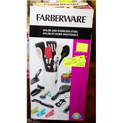 FARBERWARE UTENSIL 27PC SET,MISSING UTENSIL