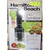 Image 1 : HAMILTON BEACH 3IN1 SPIRALIZER SLICER ,2 SPEEDS