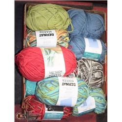 XLARGE FLAT OF CROCHETING BERNAT WOOL