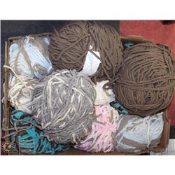 XLARGE FLAT OF ACRYLIC & WOOL CROCHETING WOOL