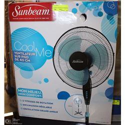 SUNBEAM 16" STAND FAN ,3 SPEEDS
