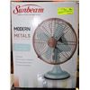 Image 1 : NEW SUN BEAM 12" MODERN METAL TABLE FAN