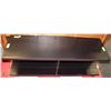 Image 1 : BLACK AND GLASS MEDIA/TV STAND 47X16X15