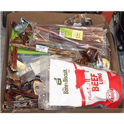 X-LARGE BOX OF DOG CHEWS & TREATS