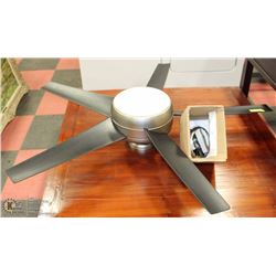 LARGE HAMPTON BAY DESIGNER FAN WITH REMOTE CONTROL