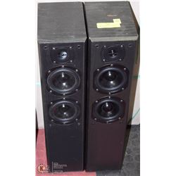 A PAIR OF CENTRIOS SPEAKERS 80 WATT 24” HIGH
