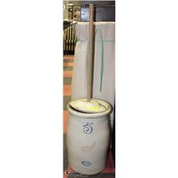 5 GAL RED WING BUTTER CHURN WITH HANDLE