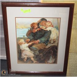 OLD FISHERMAN PICTURE WITH CHILDREN