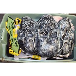 LARGE BOX W/ VARIOUS HALLOWEEN DECORATIONS