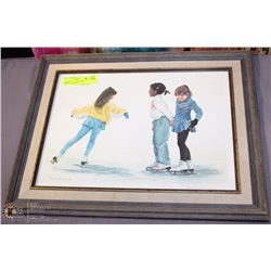 FRAMED, LTD EDITION PRINT SIGNED BY ARTIST -