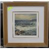 Image 1 : FRAMED OIL ON CANVAS SEASCAPE SIGNED BY ARTIST