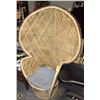 Image 1 : LARGE HIGH BACK WICKER CHAIR