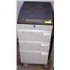 Image 1 : ROLLING 3 DRAWER FILING CABINET