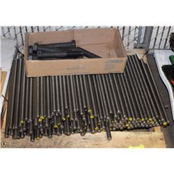 PALLET OF 200+ THREADED ROD 18"X5/8" APPROX EACH