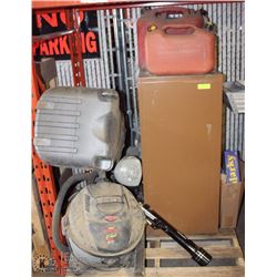 PALLET WITH LATERAL FILING CABINET , TRAVEL GOLF