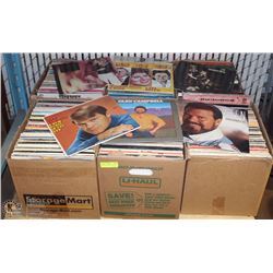 6 BOXES OF ASSORTED RECORDS