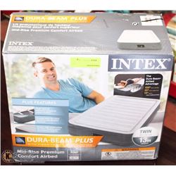 INTEX DURA-BEAM PLUS TWIN WITH BIULT IN PUMP