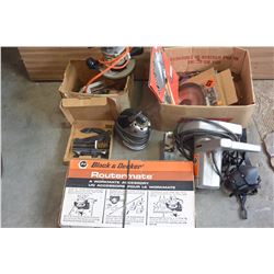 BLACK AND DECKER SAW SANDER ROUTER AND WORKMATE