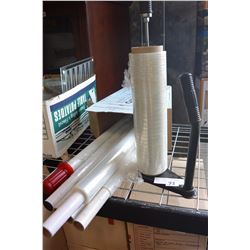 PLASTIC WRAP AND WRAP HANDLE