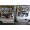Image 2 : LARGE LOT OF NHL LIGHTUP COASTERS AND PINS