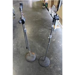 TWO MICROPHONE STANDS