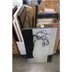 PALLET OF NEW PICTURES AND FRAMES OVER $2500 IN RETAIL VALUE