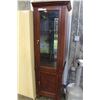 Image 1 : MAHOGANY FINISH DISPLAY CABINET
