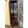 Image 2 : MAHOGANY FINISH DISPLAY CABINET