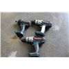 Image 1 : MAKITA CORDLESS IMPACT DRILL AND TWO ELECTRIC DRILLS NO BATTERIES