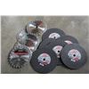 Image 1 : LOT OF NEW SEVEN AND QUARTER SAW BLADES AND CUTTING DISCS