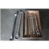 Image 1 : TRAY OF LARGE WRENCHES AND LINEMANS WRENCH