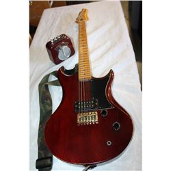 VANTAGE AVENGER ELECTRIC GUITAR MADE IN JAPAN AND MINIATURE AMP
