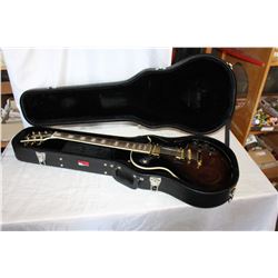 GIBSON LES PAUL CUSTOM ELECTRIC GUITAR IN GATOR HARD CASE NUMBER 02005466, NOT VERIFIED AS GENUINE,