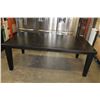 Image 1 : NEW HOME ELEGANCE MODERN DRK FINISH DINING TABLE WITH HIDDEN LEAF, RETAIL $1199