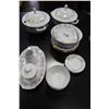 Image 1 : LOT OF LIDDED CHINA CASSEROLES AND OTHER CHINA